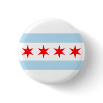 CHICAGO FLAG PIN