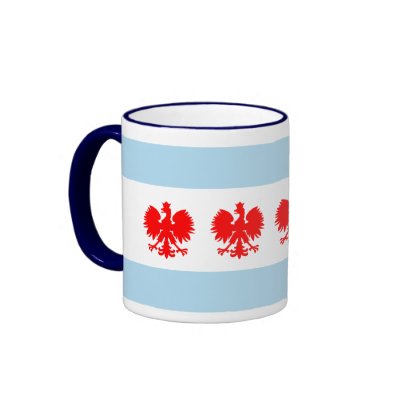Chicago Flag Polish style mug by clonecire