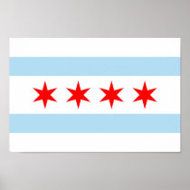 Chicago Flag Posters