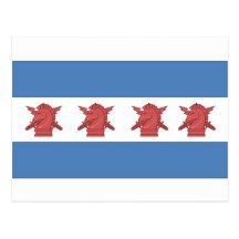 Chicago Flag PSYOP Post Cards