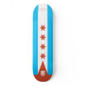 Chicago Flag skateboards
