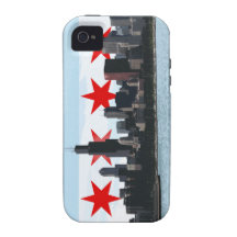 Chicago Flag Skyline iPhone case iPhone 4/4S Case