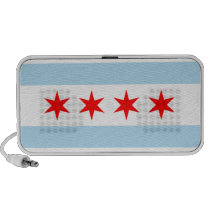 Chicago Flag Notebook Speakers