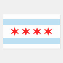 Chicago Flag Sticker