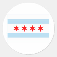 Chicago Flag Sticker
