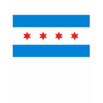 Chicago Flag T-shirt by FlagTshirts Chicago Flag T-shirt