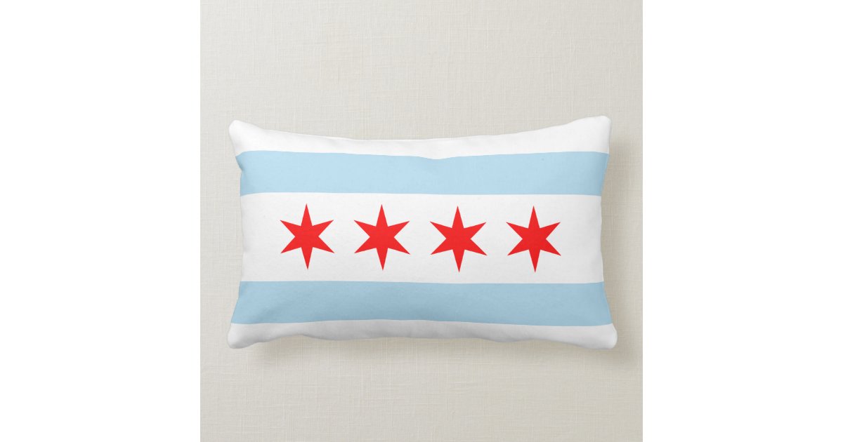 Chicago Flag Throw Pillow Zazzle