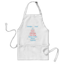 Chicago Food Pyramid Aprons