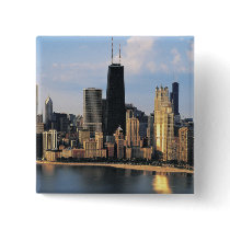 Chicago from Lake Shore Drive Pinback Button