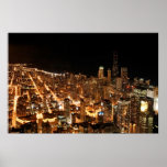 Chicago Hancock Building posters