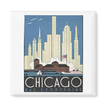 Chicago Has Everything Refrigerator Magnets