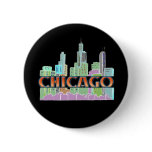 Chicago IL Pinback Buttons