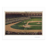 Chicago, IL - Comiskey Park, Home Plate, Basebal Postcard