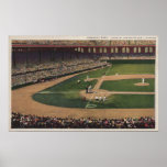 Chicago, IL - Comiskey Park, Home Plate, Basebal Print