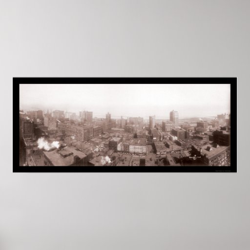 Chicago Illinois Photo 1912 Poster