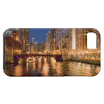 Chicago, Illinois, Skyline and Chicago River at 2 iPhone 5 Case