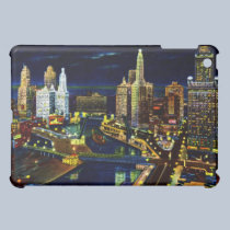 Chicago Illinois Wacker Drive at Night ipad mini cases
