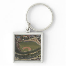 Chicago, Illinois - Wrigley Field Cubs Keychain