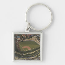 Chicago, Illinois - Wrigley Field Cubs Keychain