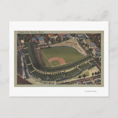 Chicago, Illinois - Wrigley Field Cubs Postcard