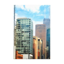 Chicago John Hancock Canvas Prints