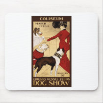 Chicago Kennel Club's Dog Show, Advertising Poster Mousepad