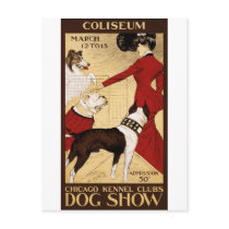 Chicago Kennel Club's Dog Show, Advertising Poster Postcards