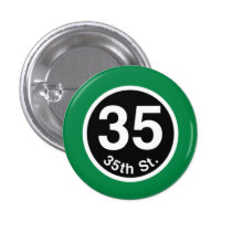 Chicago L 35th St. Green Line buttons