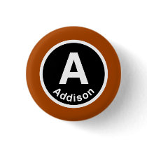 Chicago L Addison Brown Line Button