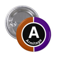 Chicago L Armitage Brown/Purple Line buttons