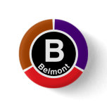 Chicago L Belmont Red/Brown/Purple Line buttons