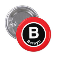 Chicago L Berwyn Red Line buttons