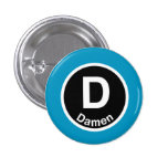 Chicago L Damen Blue Line Pins