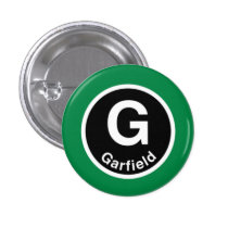 Chicago L Garfield Green Line buttons