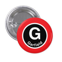 Chicago L Garfield Red Line buttons