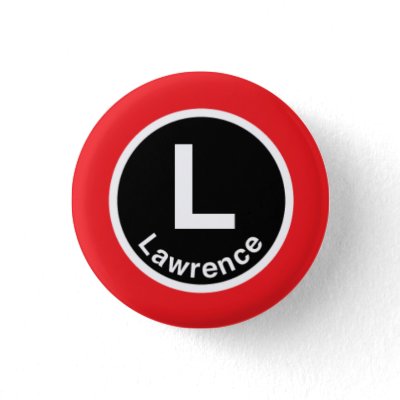 Chicago L Lawrence Red Line Pin