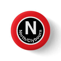 Chicago L North/Clybourn Red Line buttons