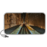 Chicago 'L' Station at Night Mini Speakers