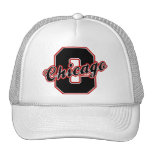 Chicago Letter Mesh Hats