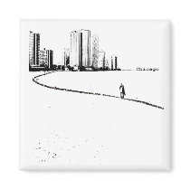 Chicago Lovers VIntage magnet