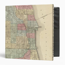 Chicago Map by Mitchell Binders