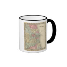 Chicago Map by Mitchell Coffee Mug