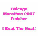 Chicago Marathon 2007 FinisherI t-shirts