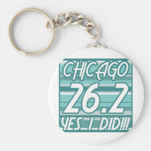 Chicago Marathon Keychain