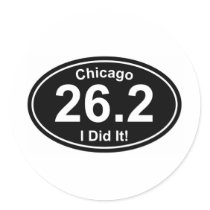 Chicago Marathon stickers
