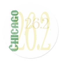 Chicago Marathon stickers