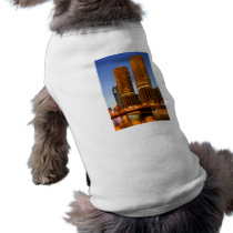 Chicago Marina Towers Dog Tee Shirt