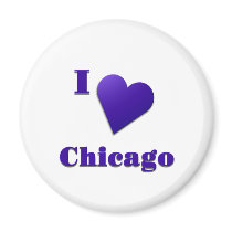 Chicago -- Midnight Blue magnets