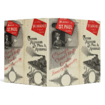 Chicago Milwaukee and St Paul Railway Vinyl Binder