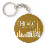 Chicago My Town Keychain